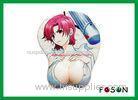 Picture Eco - Friendly Gel 3D Beauty Breast Mouse Pad Promotional