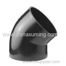 PE Siphon Drainage 45 Degree Elbow Pipe Fittings