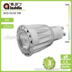 GU10 led light 3w