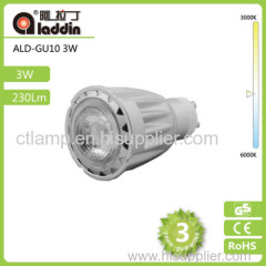 GU10 led light 3w