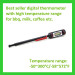 Food probe high range high accuracy digital thermometer