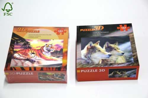 tiger wolf 3D puzzle
