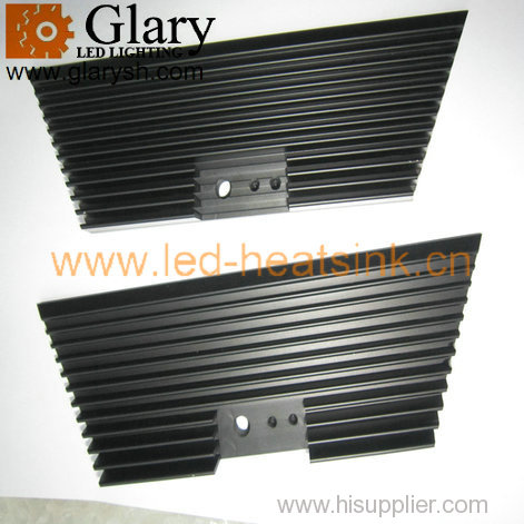 Aluminum 6063 LED Light Heatsinks Profile, Machined LED Cooler