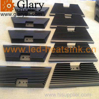 Machined LED Light Heatsinks, Aluminum Extrusion Profiles, LED Cooler