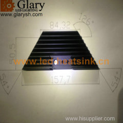 Extruded Aluminum Profiles for LED Light Heat Sink, Machined LED Cooler
