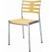 simple plastic dining chair