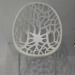 white plastic leisure chair