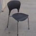 red pp seat & back restaurant chair