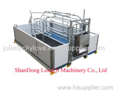 Animal husbandry equipment- Pig Farrowing crate with PVC Plank fence