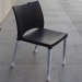 blue pp plastic dining chair