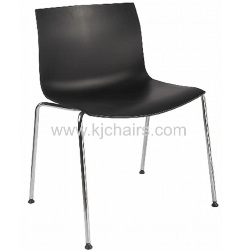 black pp plastic dining chair