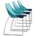 leisure plastic chair with cushion