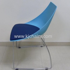 plastic chair with cushion