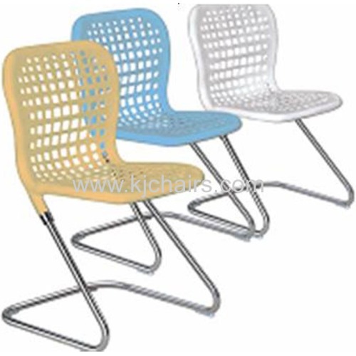 chrome frame plastic leisure chair