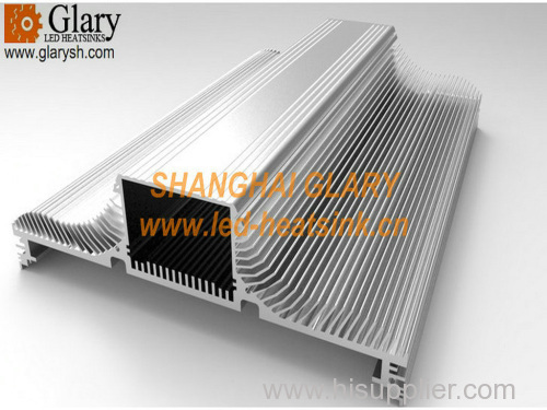 High Power LED Street Light AL6063-T5 Extrusion Profile Coolers