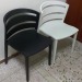 beautifully designed plastic dining chair