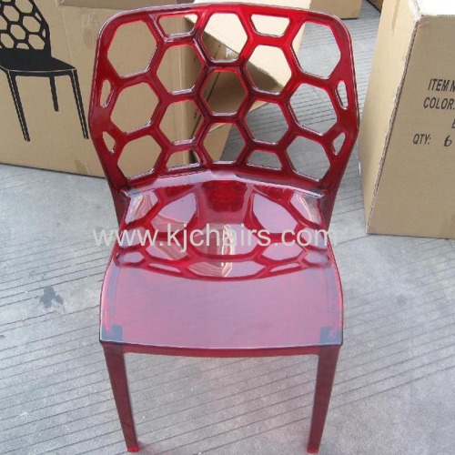 Cheap restaurant colored plastic dining chair