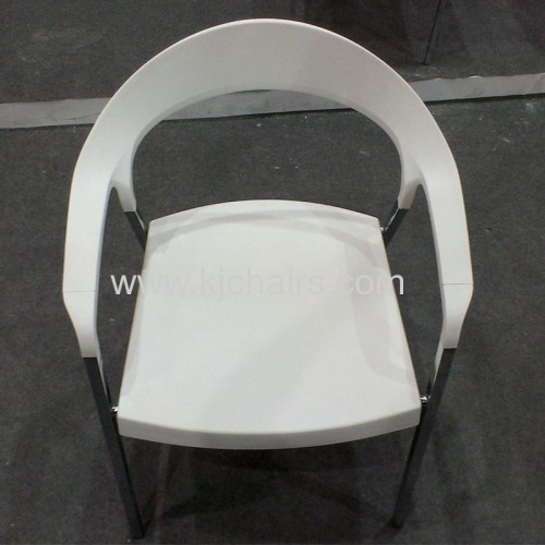 panton pp plastic with armrest  leisure chair 