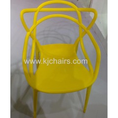 China supplier latest colorful plastic dining room chair for home furniture