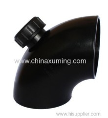 PE Siphon Drainage 91.5 Degree Bends with Mouth Pipe Fittings
