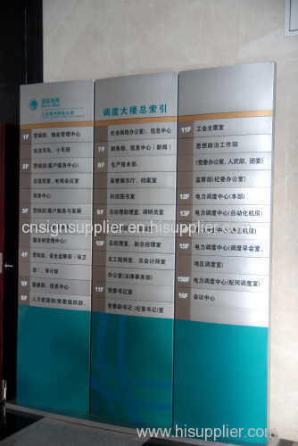 Aluminium office sign/door sign/company sign/room sign/various size/easy to change content