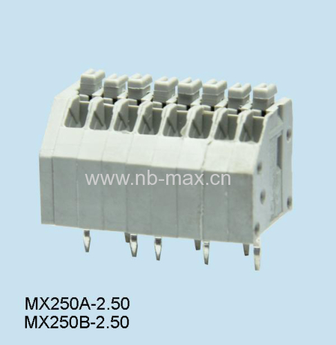 Screwless Terminal Blocks connector 2.50mm 300V 7A