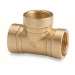 Copper Female Screw Equal Tee Pipe Fittings