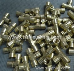 Brass Female Thread Tee Pipe Fittings