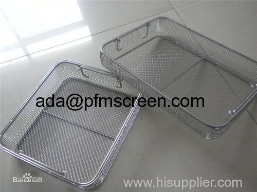 medical stainless steel wire mesh basket