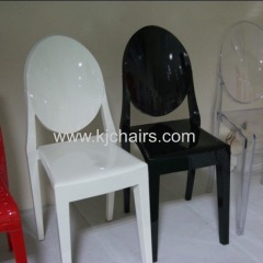 Philippe Starck Victoria ghost chair without armrest