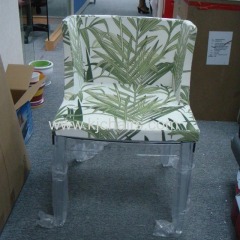 morden fabric acrylic crystal chair