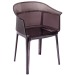 high quality PC armrest dining chair