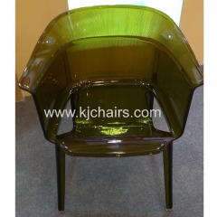 modern style hotel PC armrest dining chair