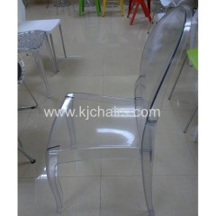 new style ghost pc plastic hotel dining chair