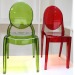 ghost pc plastic hotel dining chair