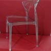 Modern clear PC plastic dining chairs