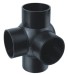 HDPE Injection Siphon Ball Stone/Cross Fitting