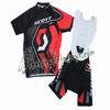 2011 Scott BlackRed Cycling Jersey and Bib Shorts Set