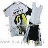 2011 Scott WhiteYellow Cycling Jersey and Bib Shorts Set