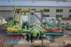 LARGE INFLATABLE CASTLE SLIDE can be customized Outdoor / indoor inflatable bouncer castle for operation