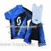 2013 Scott Blue Cycling Jersey And Bib Shorts