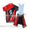 2013 Scott Red Cycling Jersey And Bib Shorts Set