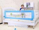 Secure Baby Bed Rails 150CM Lovely Cartoon Design With Woven Net