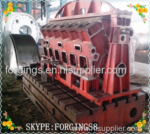 tongyu produce large castings diesel engine body