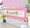 Pink Cartoon Plastic 1.8m Portable Bed Rails Mesh Toddler Bed Rail