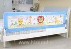 Secure Baby Bed Rails 180CM Lovely Cartoon Design With Woven Net