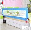 Blue Cartoon Childrens Bed Guards , Safety Toddler Bed Railing