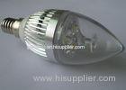 High Power 3W 240lm LED Candle Bulbs Light Cold White 90 Ra Epistar LED Bulb