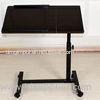 Small Rolling Adjustable Laptop Table Tiltable Tabletop Desk TV Stand DX-BJ17