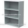 Wooden White Two Shelf Cube Bookcase Storage Room Divider Bookshelves DX-124